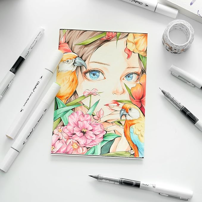 Ohuhu Liquid Fineliner Drawing Pens: 9 Sizes Micro Pens Drawing Pens Pigment - Image 6