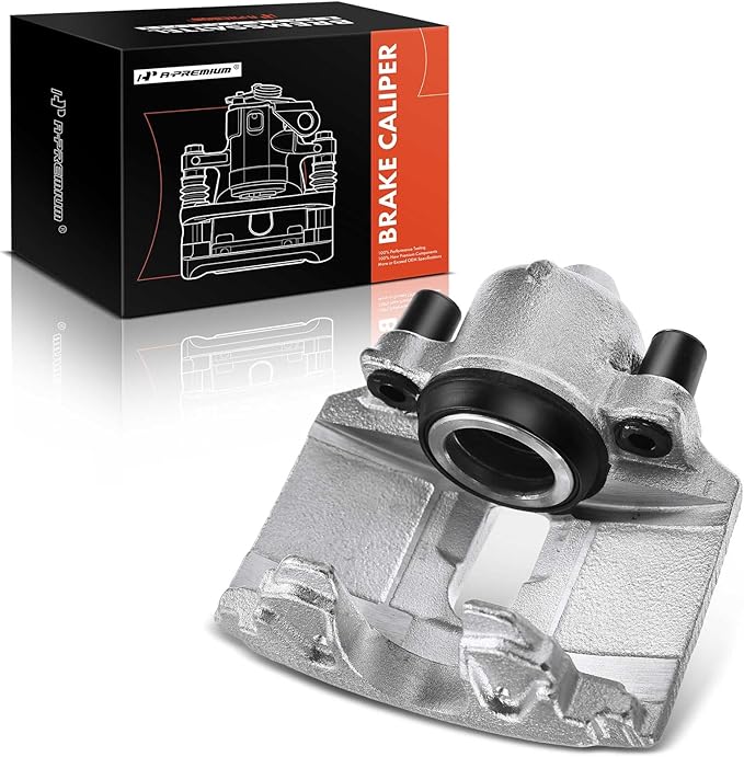 A-Premium Disc Brake Caliper Assembly Compatible with Select Audi and Volkswagen Models - A1 11-13, A3 10-13, Beetle 12-19, Bora 05-10, Golf 10-14, For Jetta 05-18, Rabbit 06-09 - Front Passenger