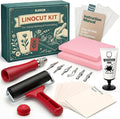 Linocut Kit for Printmaking & Stamp Making: Linocut Tools Block Printing Kit by YourTrustedCompanionontheCarvingJourney