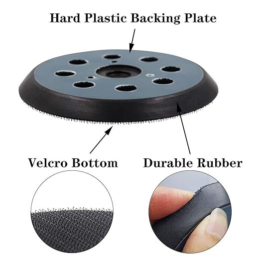 5 Inch Replacement Pad for Dewalt Sanders DW4388,DW423,D26451,D26453 Random Orbit Sander Accesories