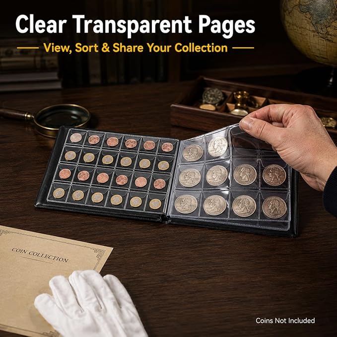 Coin Collection Album Book — 300 Pockets - Image 4
