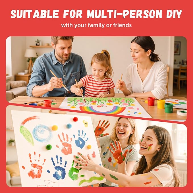 Simetufy 18x24inch 12Pcs Large Flat Canvas Boards Panels - Image 8