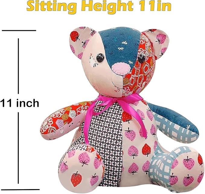 18in/Sitting Height 11in Fosdonge Acrylic Memory Bear Template Ruler Set - Image 6