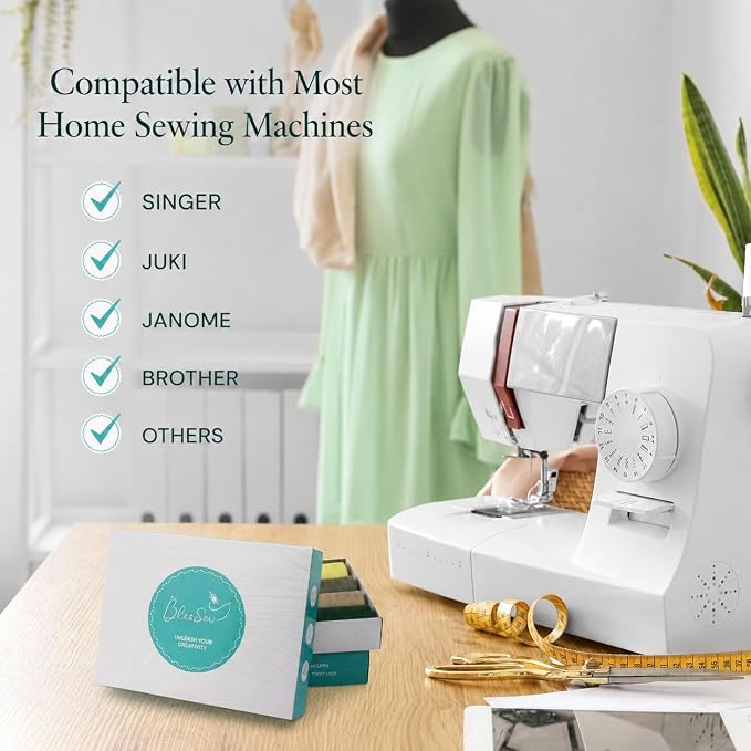 BlesSew Sewing Machine Thread – 24 Spools, 1000 Yards Each – All Purpose - Image 7