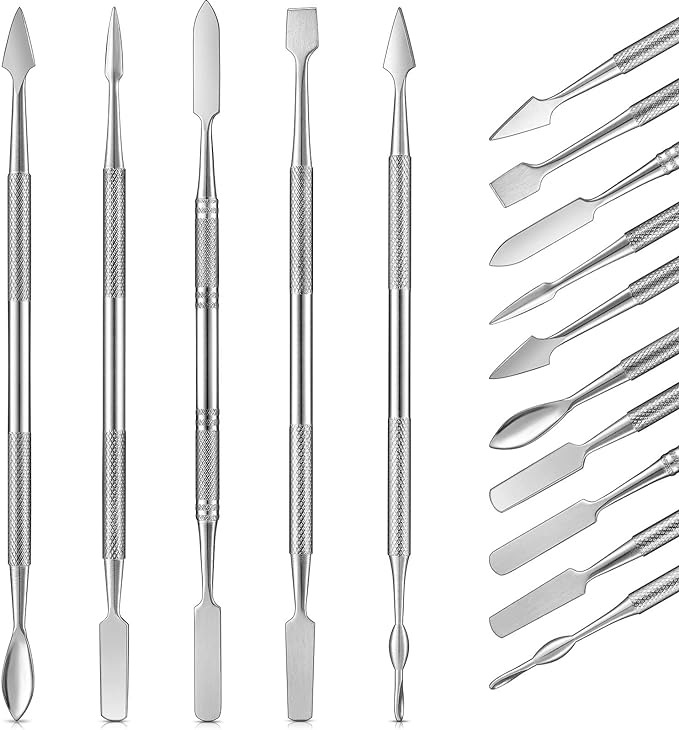 Honoson 5 Pcs Miniature Sculpting Tools Set Mini Stainless Steel Double-Headed by Honoson