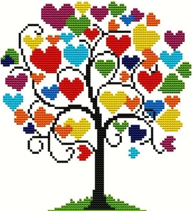 HKLIOPU Stamped Cross Stitch Kits by HKLIOPU