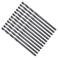 Drill Bit, 2mm Cutting Diameter, 4241 HSS Nitriding Black 118° Cutting Angle Versatile Jobber Bits - (Applications: for Drilling Plastic Wood Soft Metal), 12-Pieces
