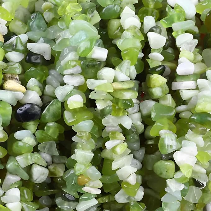 200pcs Natural Chip Stone Beads Gemstone Healing Crystal Loose Rock Bead | by Shemboli