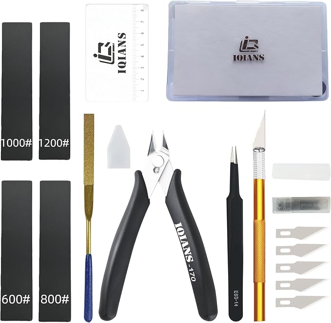 15PCS Basic Hobby Model Tool Kit by IQIANS