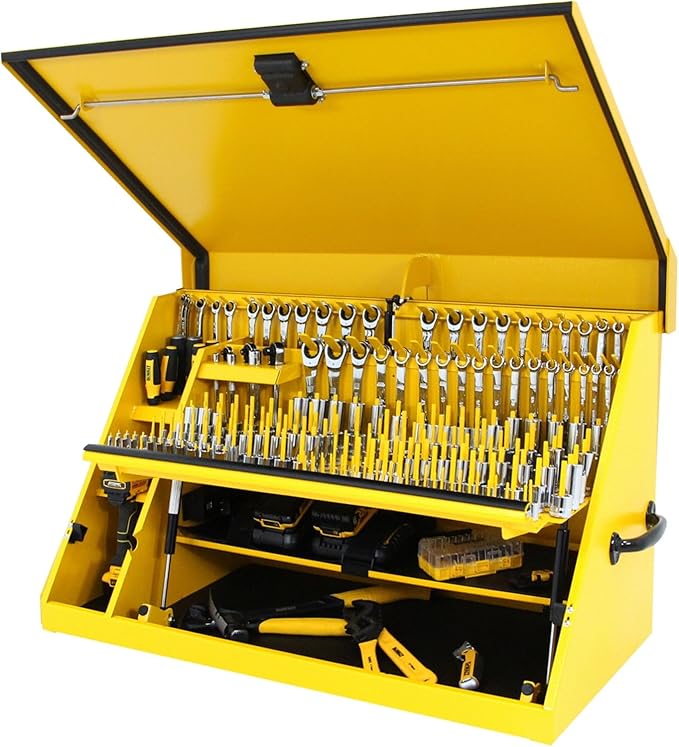 DeWalt 36" x 17" Triangle Toolbox - Steel, Yellow