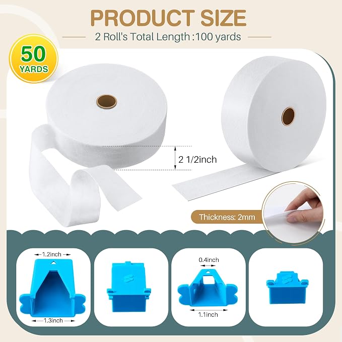 Ceoighe Jelly Roll Batting Strips - Image 3
