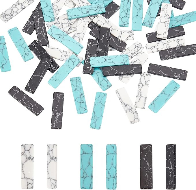 arricraft 60 Pcs Synthetic Turquoise Cabochons by ARRICRAFT