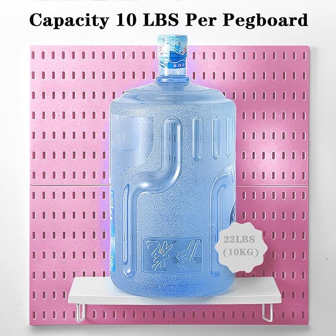 22"x44" Plastic Pegboard Panels Durable Modular Organizer Boards for Wall Storage, Garage, Workshop & Craft Room – Lightweight & Easy to Install