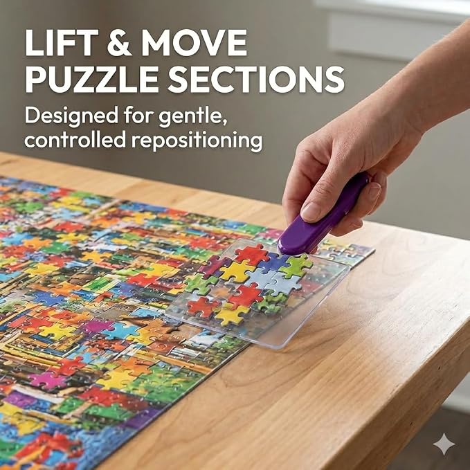 Ceaco Puzzle Scoop with LED Light & 3X Magnifier – Jigsaw Puzzle Accessory - Image 2