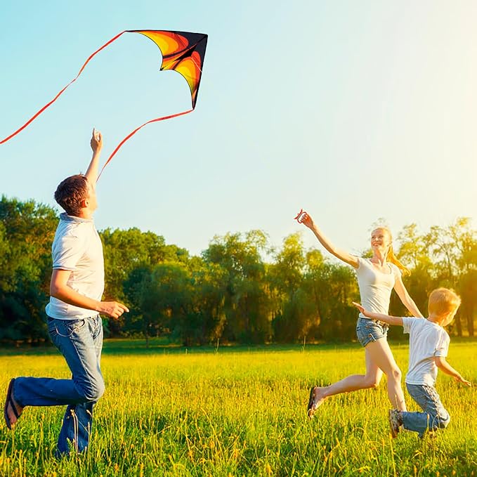 Delta Kite Set for Kids and Adults, Extremely Easy to Launch for Beginners - Image 7