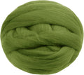 JeogYong Needle Felting Wool, 7.05oz Wool Roving Chunky Wool Yarn, Olive Green by JeogYong