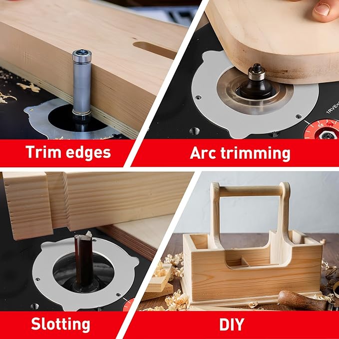 Router Lift, Precision Router Table Lift System, Durable Router Table Insert Plate, Router Lifts for Woodworking for 69mm Diameter Motors