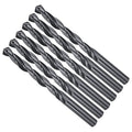 Drill Bit, 8.9mm Cutting Diameter, 4241 HSS Nitriding Black 118° Cutting Angle Versatile Jobber Bits - (Applications: for Drilling Plastic Wood Soft Metal), 6-Pieces