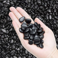 Black Small Decorative Pebbles - 2LB Gravel River Rock by Unknown