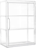 Acrylic Display Case for Collectibles 3 Tier Wall-Mounted Display Case by LXLXXL