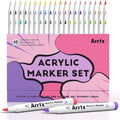 Arrtx Acrylic Paint Markers 60B, Brush Tip Art Markers by Arrtx