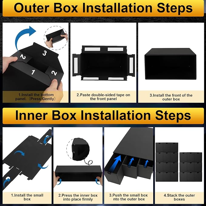 Trading Card Storage Box, Includes 21-600 CT Boxes & Card Dividers, + Trading - Image 6