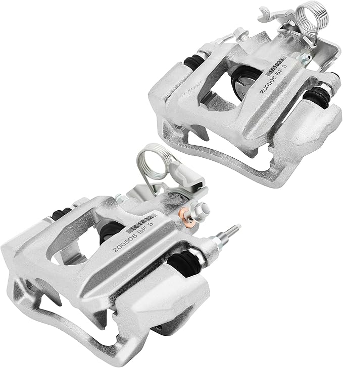 cciyu Rear Left & Right Brake Calipers Assembly w/Bracket 18B5299 18B5298 2011 2012 2013 2014 For Ford For Edge,2011 2012 2013 2014 2015 For Lincoln For MKX
