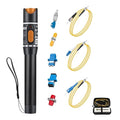 Fiber Optic Cable Troubleshoot Kit - 1pc Visual Fault Locator & 1pc FC to LC Adapter & 4pcs Couplers(LC, SC, ST, FC) & 3 Short Patch Cords (Mode Number: VFL-10)