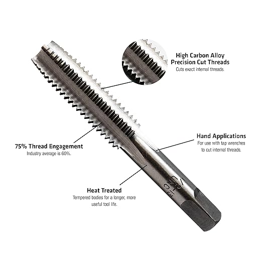 Century Drill & Tool 95411 Tap and Drill, 1/2-13NC