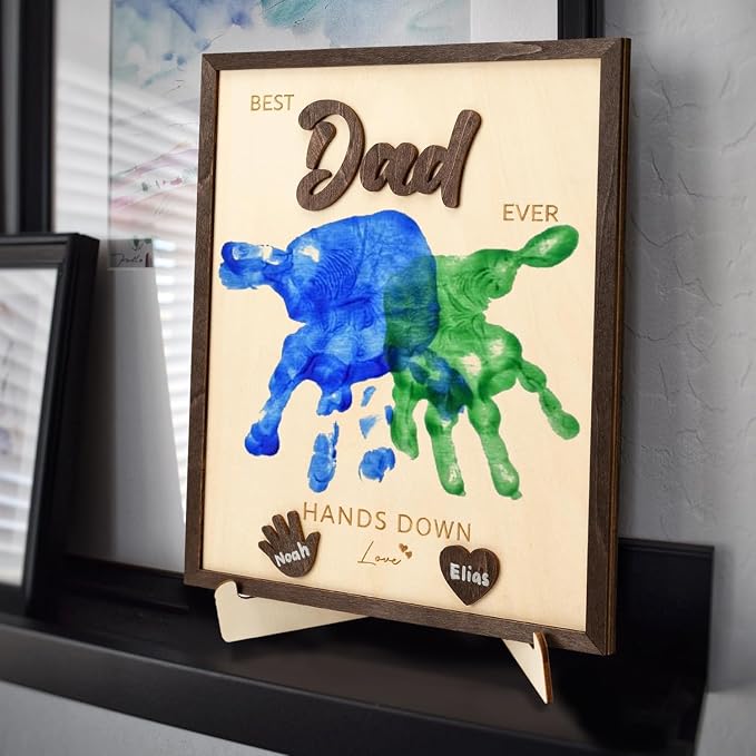 Wooden Handprint Keepsake Plaque - Image 4