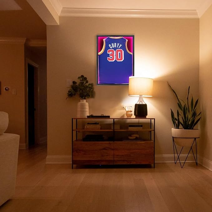 Jersey Frame Display Case with LED, Sports Jersey Frame Lockable Shadow Box - Image 6