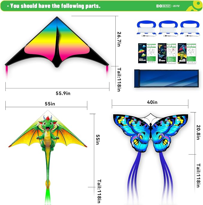 Kite for Ages 8-12, Single Line String Professional Kites for Beach and Outdoor - Image 6