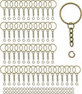50Sets 1 inch Keychain Rings Bronze Split Round Key Ring by ZoloAJay