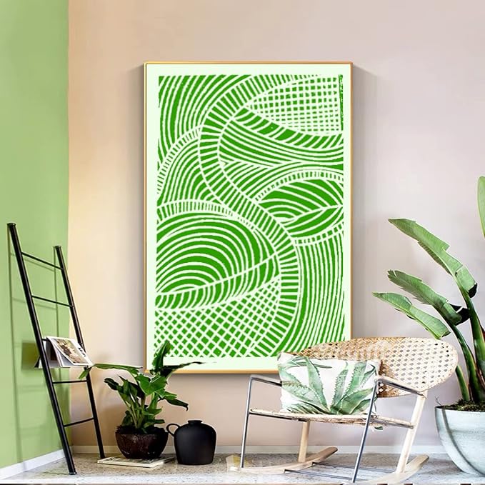 TIAMECH 6 Pcs A4 Reusable Geometric Texture Stencils - Image 2