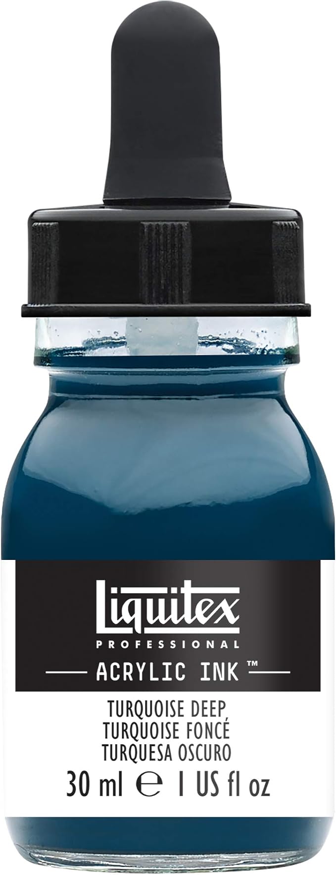 Liquitex Professional Acrylic Ink, 1-oz Jar, Turquoise Deep by Liquitex
