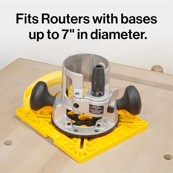 MICROJIG Matchfit Grid Router Guide – Precision Dovetail Clamp Track Jig for Woodworking, Easy Self-Indexing 4" Spacing, Build Custom Workbenches, Jigs & Sleds, MFRG-400-000