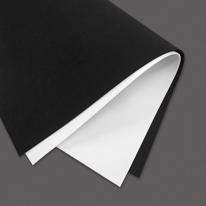 biguphate 24 PCS White EVA Foam Sheets 1mm Thick 15.7 x 11.8 Inches Craft Foam - Image 6