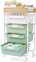 Rolling Craft Storage Cart by SYKIARIOL
