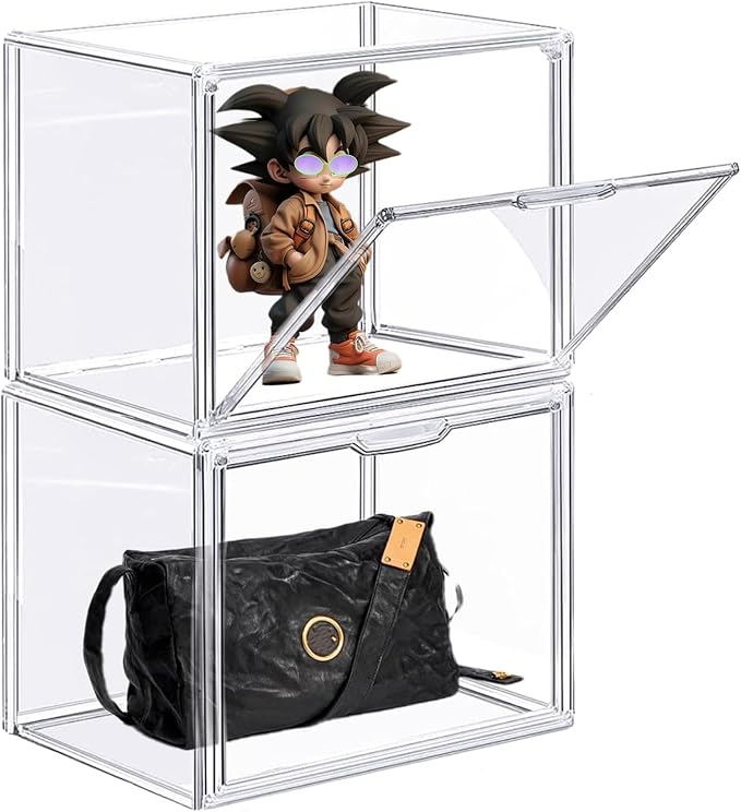Attelite Clear Acrylic Display Case, Display Storage Box Countertop - Image 6