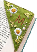 MOTEERLLU Personalized Hand Embroidered Corner Bookmark by MOTEERLLU