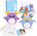 Crochet Kit for Beginners: 2 PCS Axolotl Crochet Kit, Create Your First by CROCHETBOX