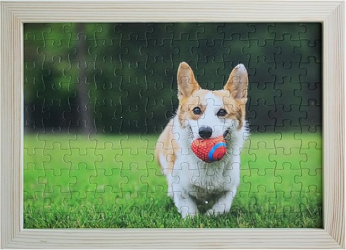 Photo Puzzles for Gift, Pets, Festivals, Weddings, Family Gatherings, Adult Customized Puzzles Jigsaw (Vertical or Horizontal) (None) (120.PC (Vertical/Horizontal))