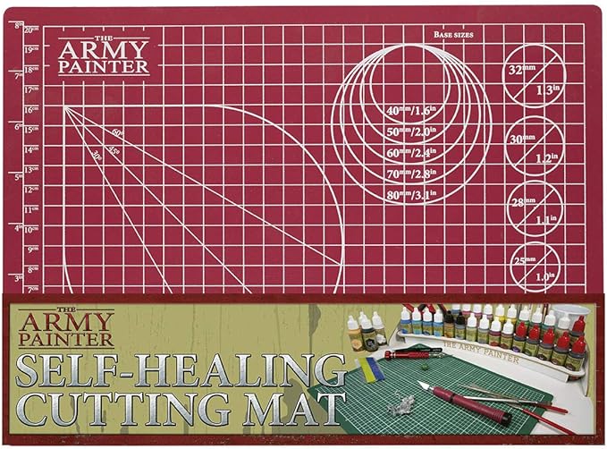 The Army Painter Self-Healing Cutting Mat | Double-Sided PVC Non-Slip Mat| by TheArmyPainter