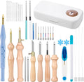 37Pcs Punch Needle Kit, Punch Needle Tools Set by Zuaooz