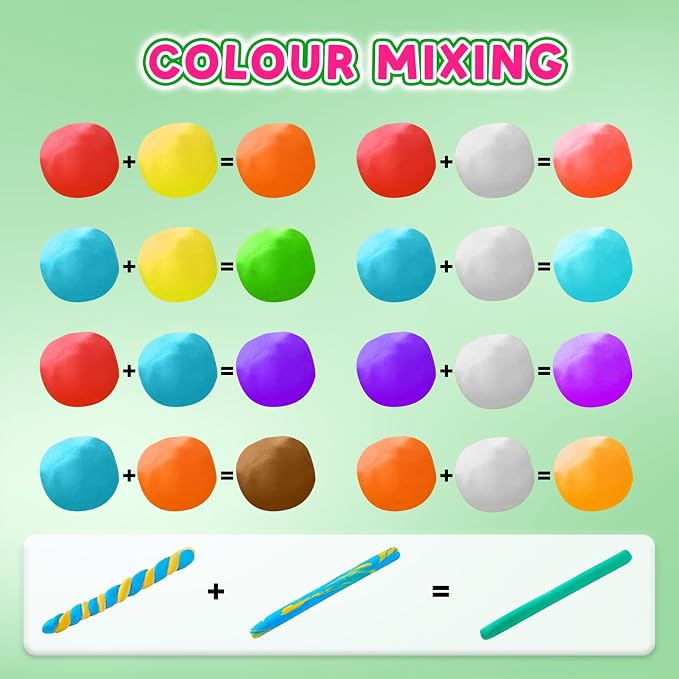 Air Dry Clay 138 Colors, Modeling Magic Clay Set - Image 3