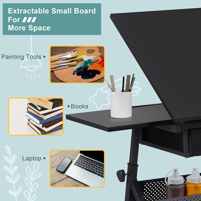ZENY Adjustable Drafting Table - Image 5