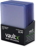 Vault X 35pt Toploaders 3" x 4" Rigid Card Holders by VaultX