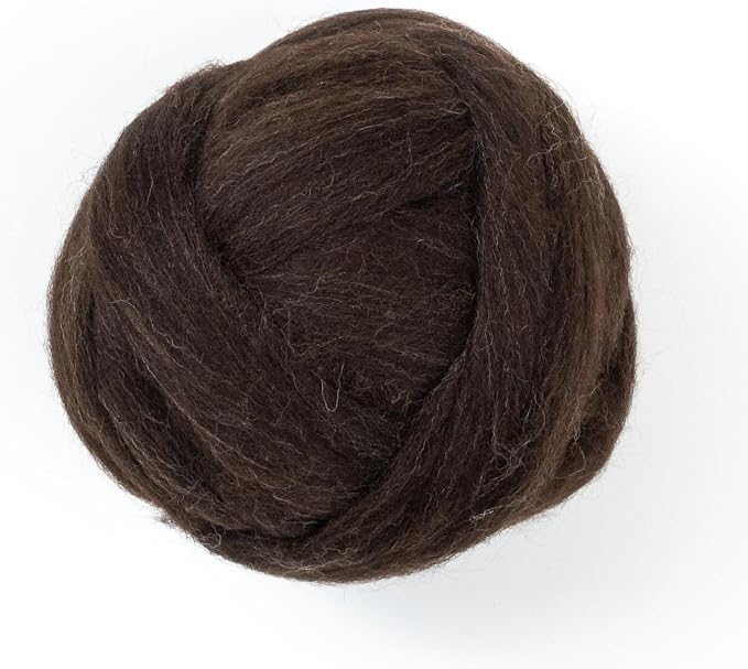 Natural Wool roving, 8 OZ. Best - Image 4