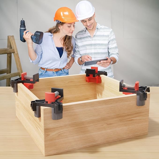 WETOLS Corner Clamp for Woodworking, 90 Degree Right Angle Clamp, Wood Clamps - Image 8