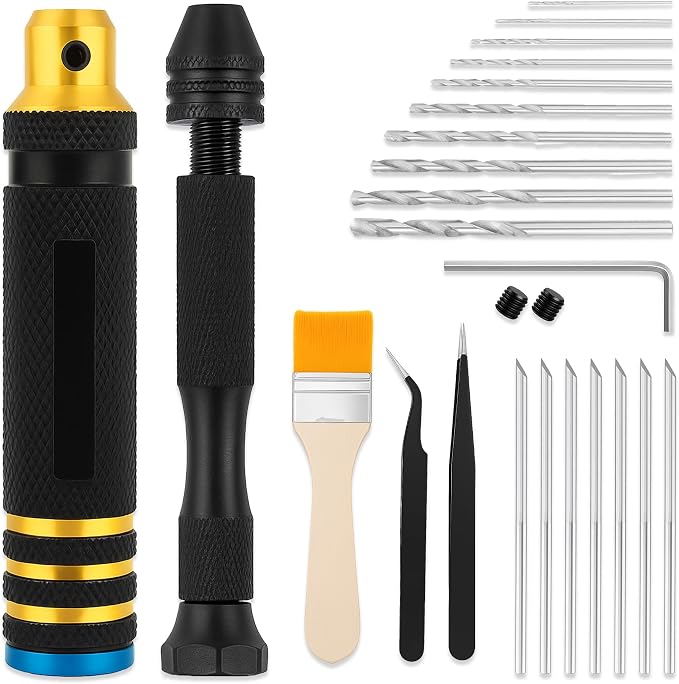 Mandala Crafts 25-Piece Adult Precision Model Scribing Tool Set – Professional by MandalaCrafts